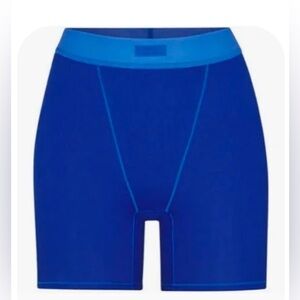 Skims Cotton Rib Boxer “Cobalt” (3X)